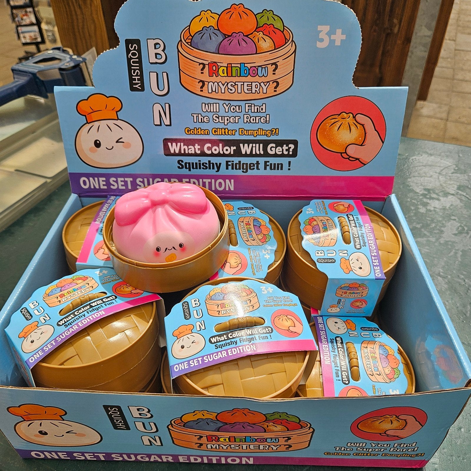 Dumpling , Squishy Mystery Fidget Speelgoed - Sugar Edition, Ophalen of Verzenden, Nieuw, Jongen of Meisje