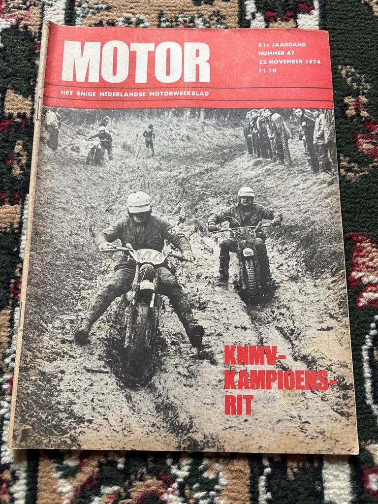 Motor - Het enige Nederlandse Motorweekblad - 1974, Boeken, Motoren, Ophalen of Verzenden, Gelezen, Algemeen