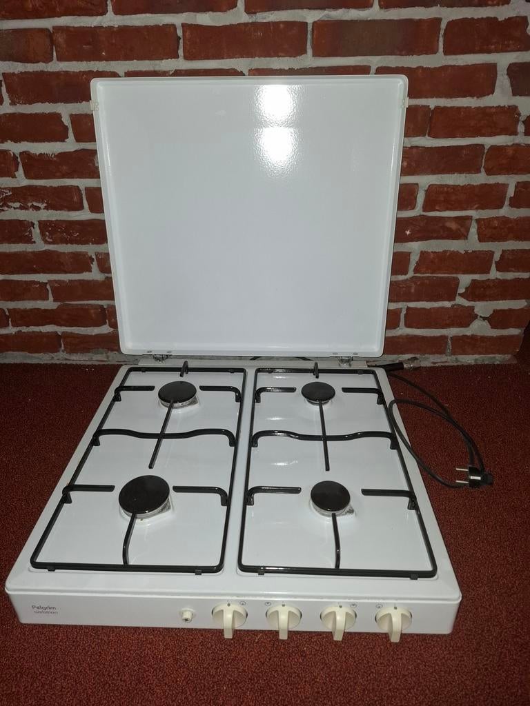 Kookplaat gas pelgrim ambition, Zo goed als nieuw, Inbouw, Gas, 4 kookzones