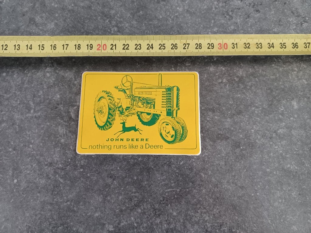 Sticker John Deere, Ophalen of Verzenden, Zo goed als nieuw