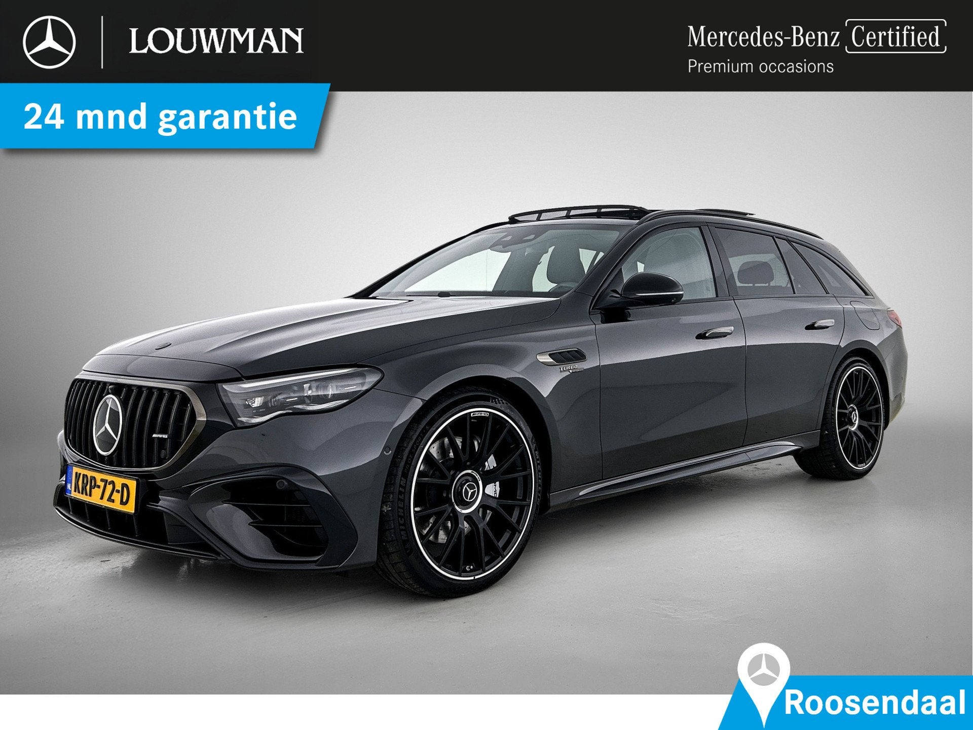 Mercedes-Benz E-Klasse Estate Mercedes-AMG 53 4MATIC+ Nightp, Automaat, 12 maanden, Gebruikt, Vierwielaandrijving