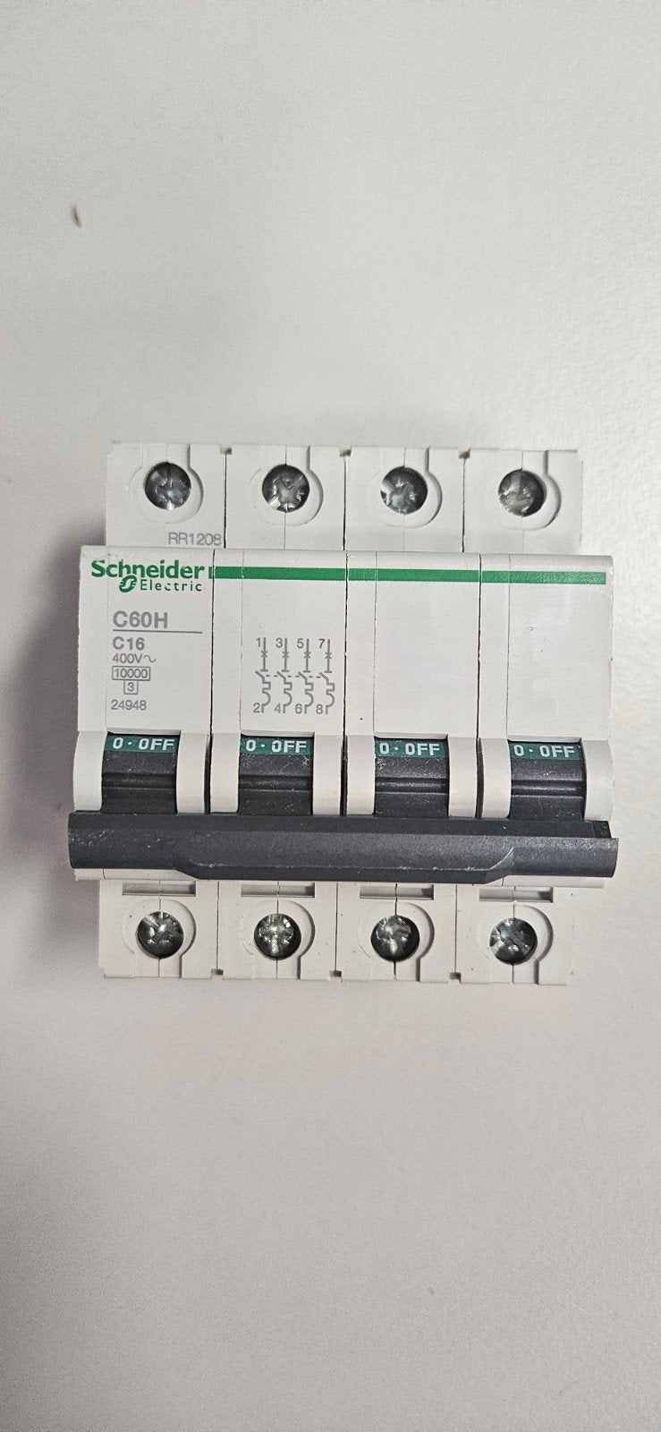 Schneider Electric C60H C16, Doe-het-zelf en Verbouw, Elektra en Kabels, Ophalen of Verzenden, Zo goed als nieuw, Overige typen