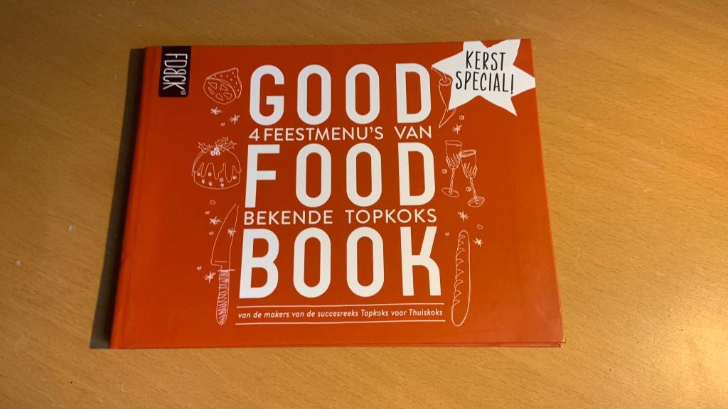 Good food book - 4 feestmenu’s van bekende topkoks, Boeken, Ophalen of Verzenden, Zo goed als nieuw