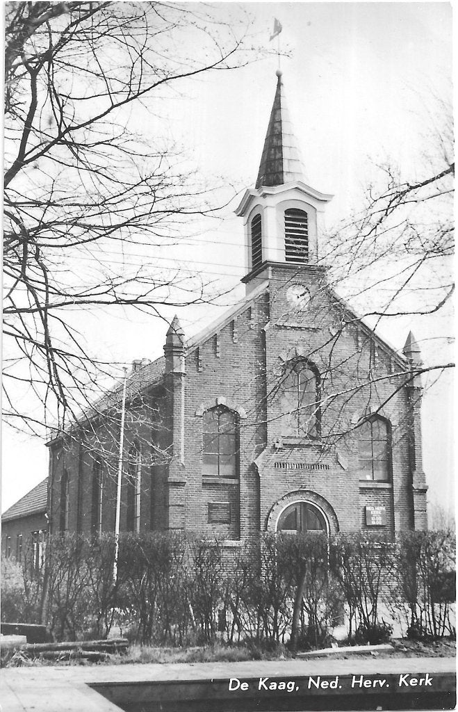 AK De Kaag - Ned. Herv. Kerk, Ophalen of Verzenden, 1960 tot 1980, Ongelopen, Zuid-Holland