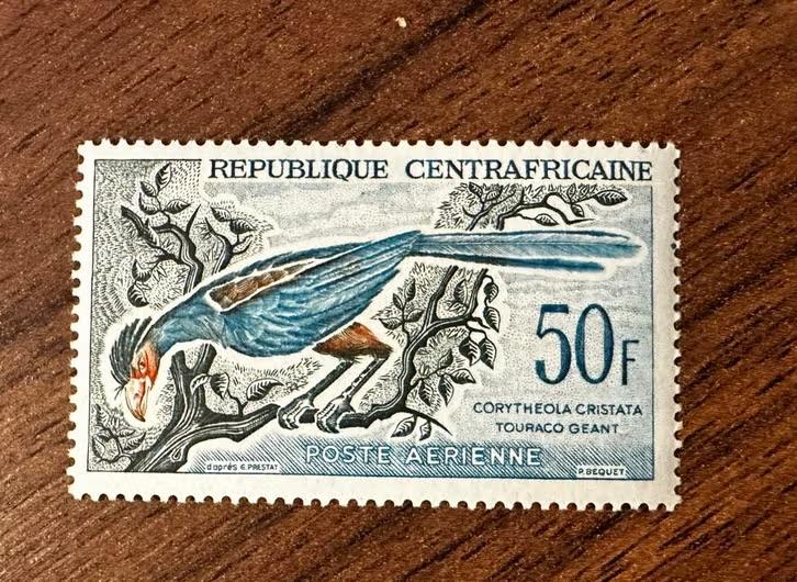 Centraal-Afrikaanse Republiek 1962 Vogels Ongebruikt, Ophalen of Verzenden, Overige landen