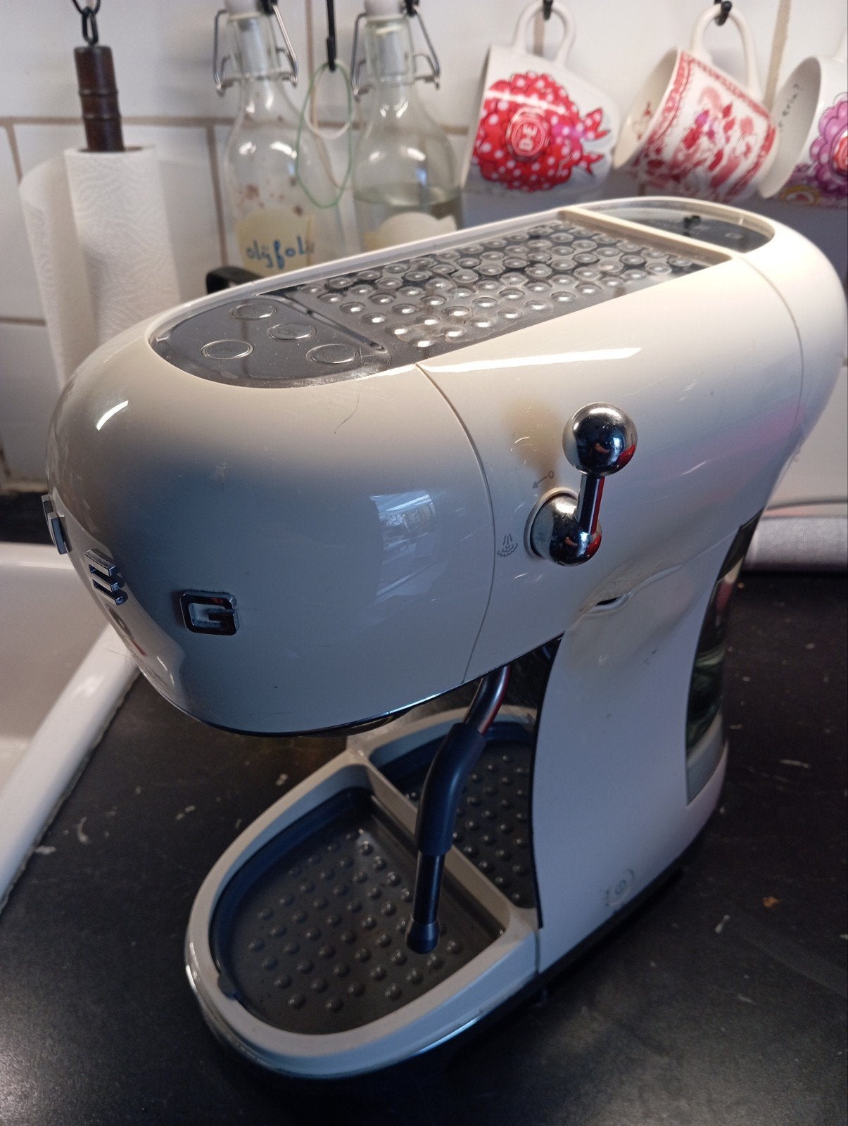 Smeg Koffiezetapparaat - Werkt Prima, met kleine gebreken, Witgoed en Apparatuur, 10 kopjes of meer, Ophalen of Verzenden, Gebruikt