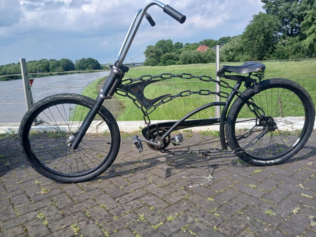 Custom Chopper Fiets. Uniek, Ophalen of Verzenden