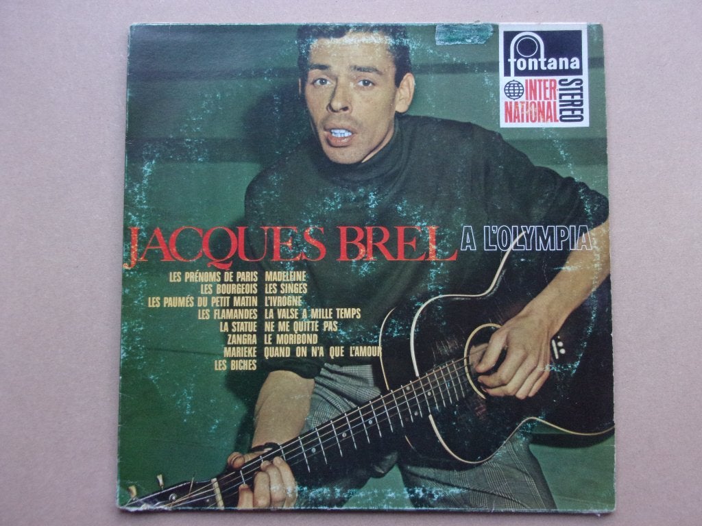 LP: JACQUES BREL  (A L' OLYMPIA), Ophalen of Verzenden, LP
