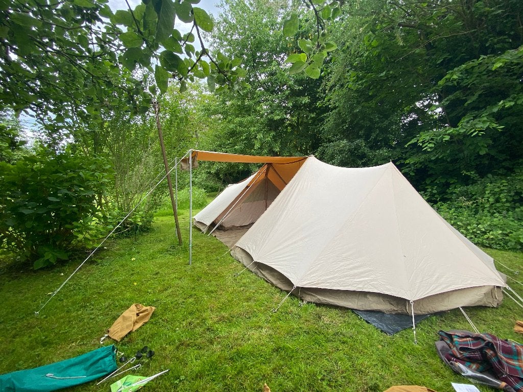 Erdmann Schmidt tent Wesp met schaapskooi, Ophalen of Verzenden, Gebruikt, Tot en met 4