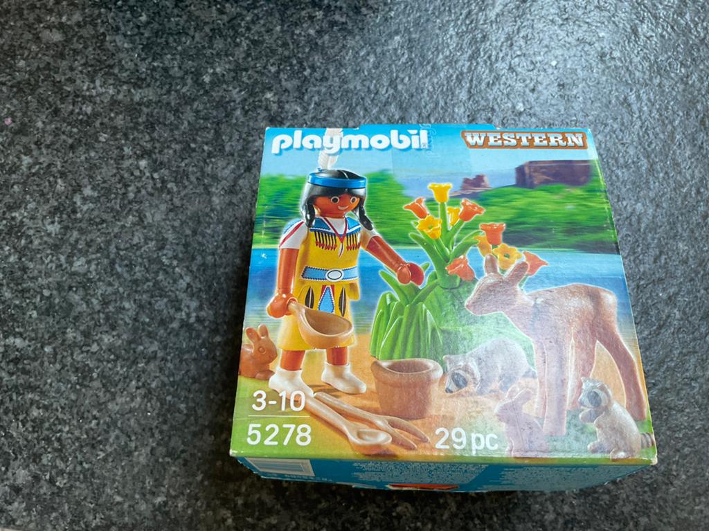 Playmobil Indiaas Meisje met Bosdieren 5278, Ophalen, Nieuw