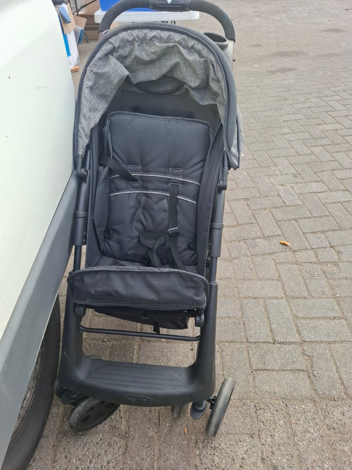 Hauck buggy, grijs/zwart, met bekerhouders, Gebruikt, Frohnlacher Str. 8, 96242 Sonnefeld, Duitsland, Info@hauck.de, Hauck GmbH