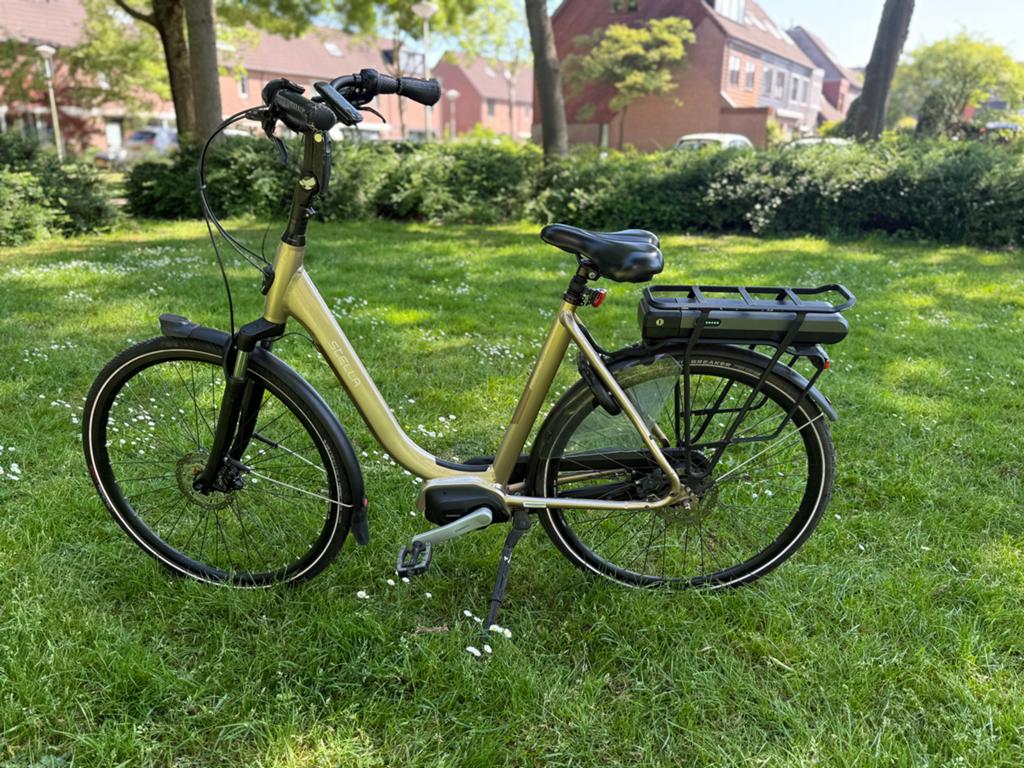 Stella Livorno E-bike met Shimano middenmotor, 418 Wh accu, Overige merken, Gebruikt, Ophalen of Verzenden, 50 km per accu of meer