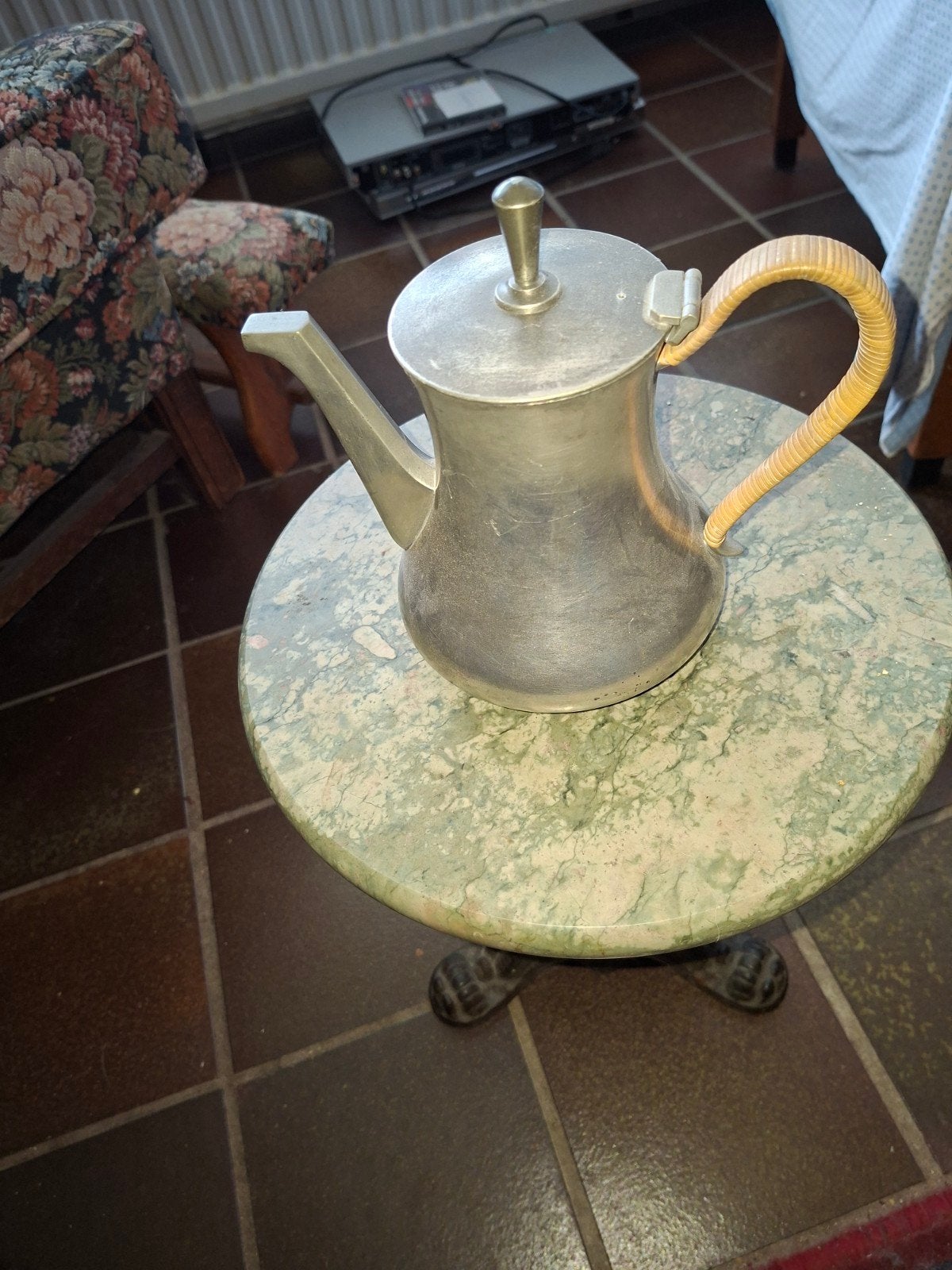 Vintage Tinnen Schenkkan - Selangor Pewter, Maleisië, Antiek en Kunst, Ophalen