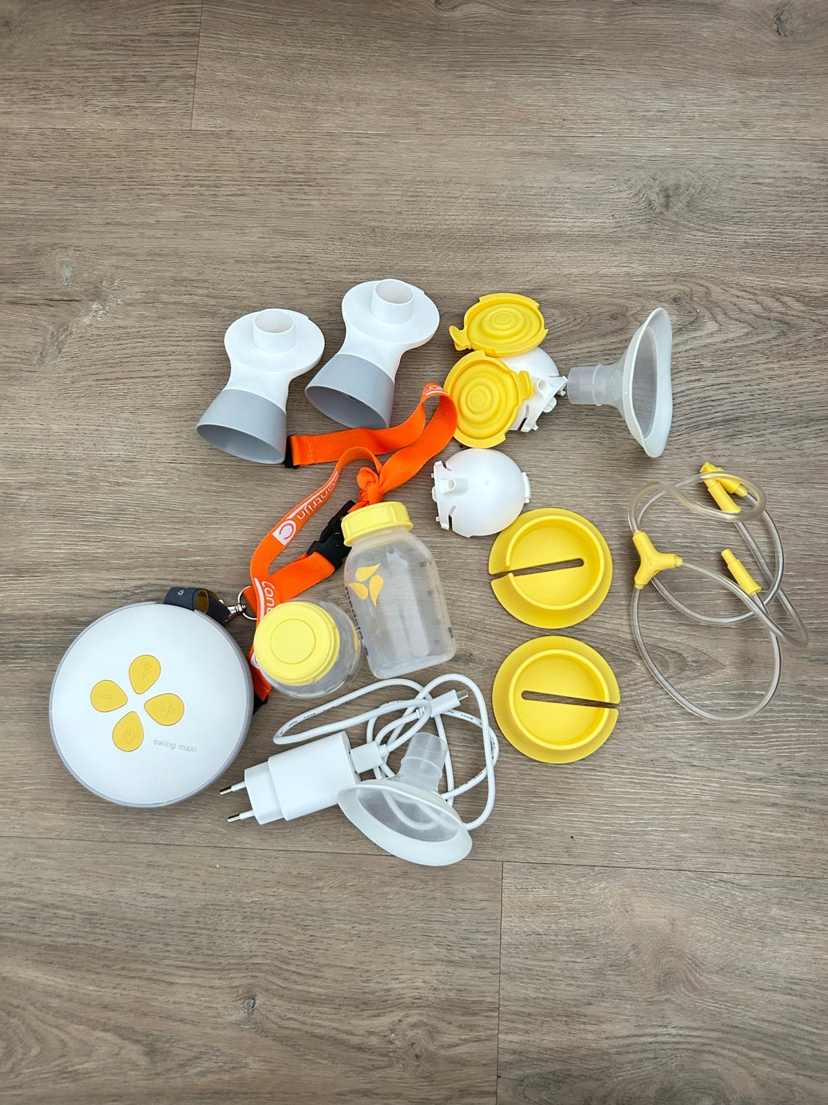 Medela Swing Maxi Dubbele Borstkolf + handsfree, Dubbelzijdig, Medela, Borstkolf, Ophalen of Verzenden