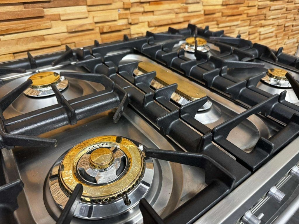 🔥Boretti Fornuis 80cm RVS 1 elektrische oven 5 pits, Niet ingevuld, 60 cm of meer, Niet ingevuld, Ophalen of Verzenden
