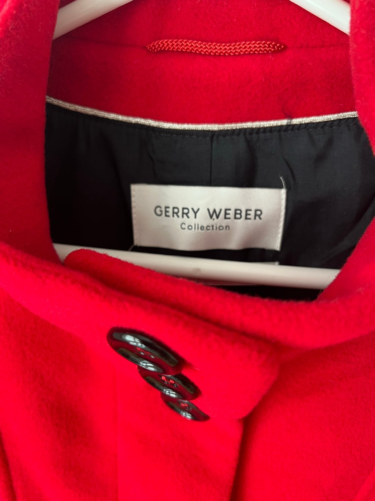 Gerry Weber Rode Jas Maat 42, Ophalen of Verzenden, Zo goed als nieuw, Maat 42/44 (L), Rood