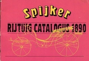 spijker rijtuigcatalogus 1890, Verzenden, Gebruikt, Auto's