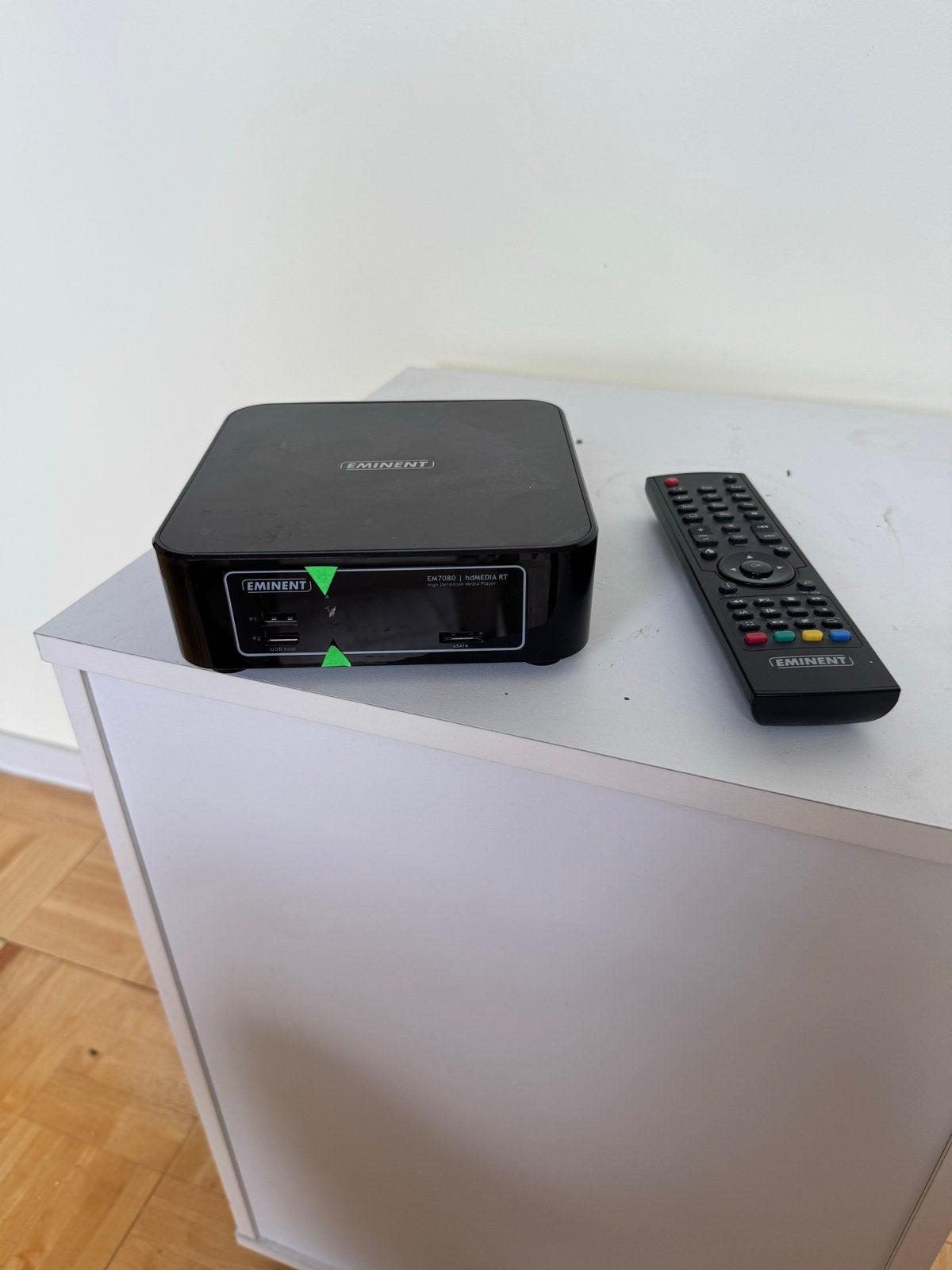 Eminent EM7080 HD Media Player met afstandsbediening, Ophalen of Verzenden, Gebruikt, HDMI, Zonder harde schijf