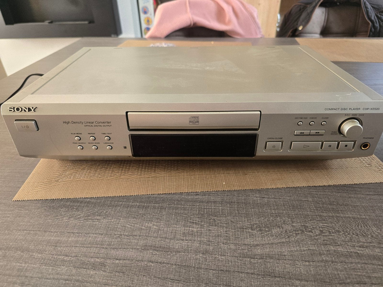 Sony Compact Disc Player CDP-XE520, Ophalen of Verzenden, Gebruikt, Sony