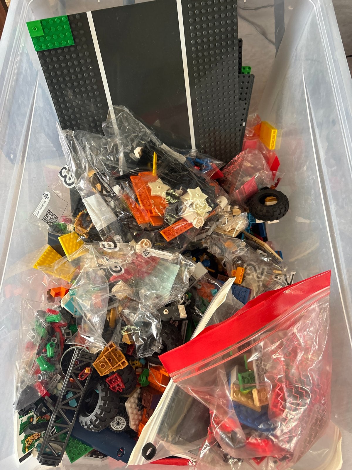 Grote partij LEGO en compatibele bouwstenen met grondplaten, Ophalen, Gebruikt, Inclusief extra onderdelen, Lego