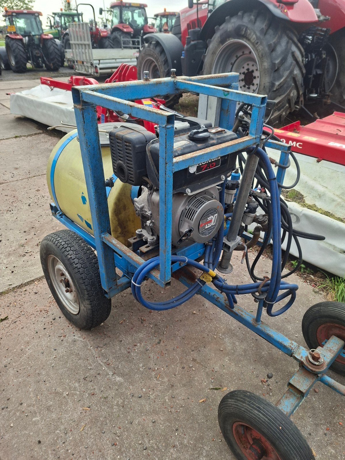Onkruidspuit met motor/honda, Ophalen of Verzenden, Akkerbouw, Gewasbescherming en Bemesting
