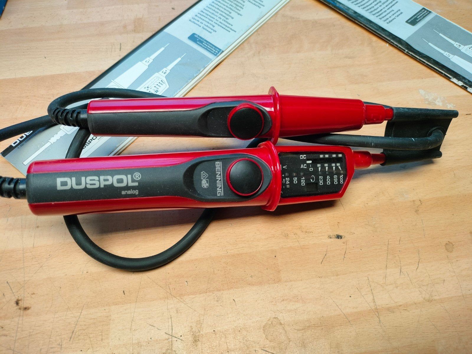 Benning Duspol Analog Spanningstester - Zo goed als nieuw, Ophalen, Zo goed als nieuw, Elektriciteit