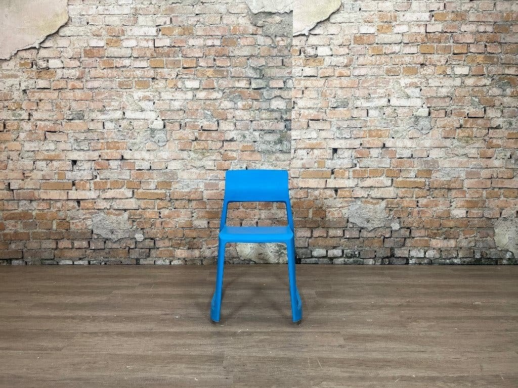 Vitra Tip Ton – Blauw kunststof | Barber & Osgerby, Ophalen, Kunststof, Blauw, Design