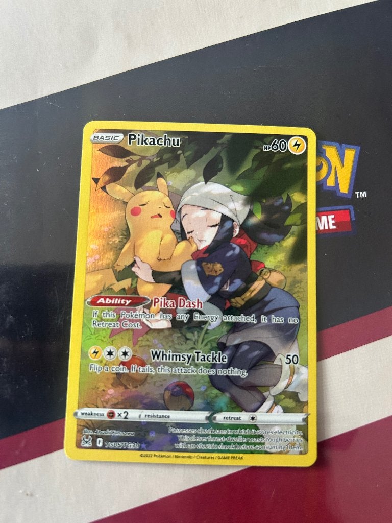 Pikachu, Ophalen of Verzenden, Zo goed als nieuw, Losse kaart