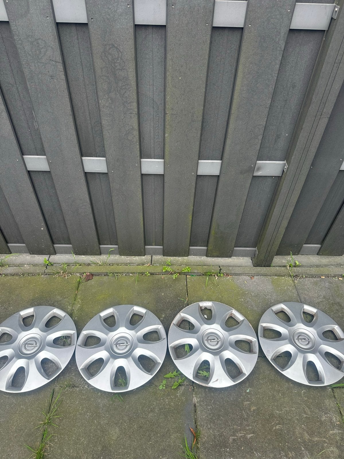Set van 4 Opel wieldoppen 15 Inch, Auto diversen, Ophalen of Verzenden, Gebruikt