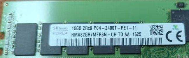 8x16gb HMA82GR7MFR8N-UH incl server = 128gb, Ophalen, Gebruikt, Server, DDR4