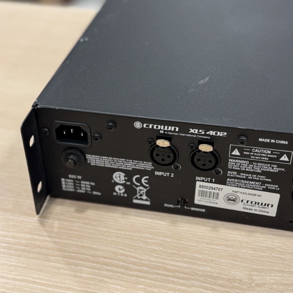 Crown XLS402 PA eindversterker 900 Watt max!, Flex Ltd., Gebruikt, https://flex.com/contact-us, Nobelstraat 10, 5807 GA Oostrum LB, Limburg, Nederland