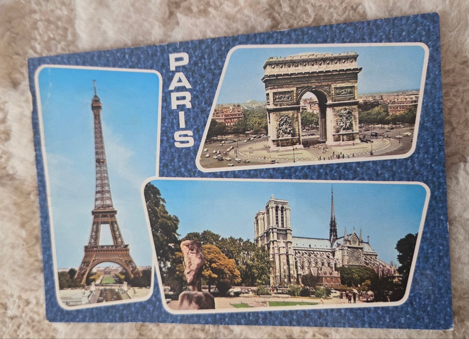 Parijs: Eiffeltoren, Arc de Triomphe, Notre-Dame, Verzenden, 1980 tot heden, Gelopen, Frankrijk