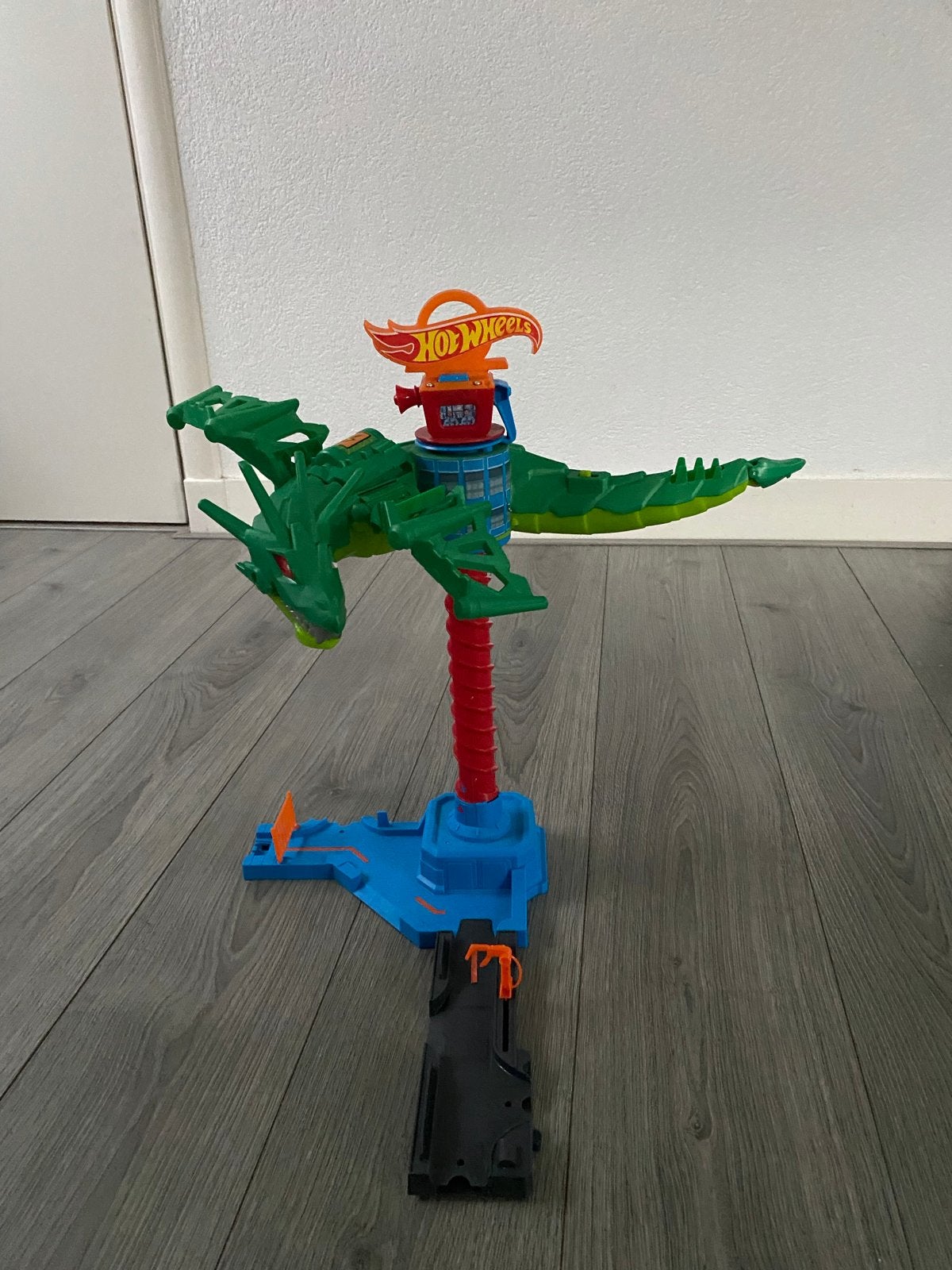 Hot Wheels City Draak Racebaan Speelset, Ophalen, Racebaan, Zelf te bouwen, Zo goed als nieuw