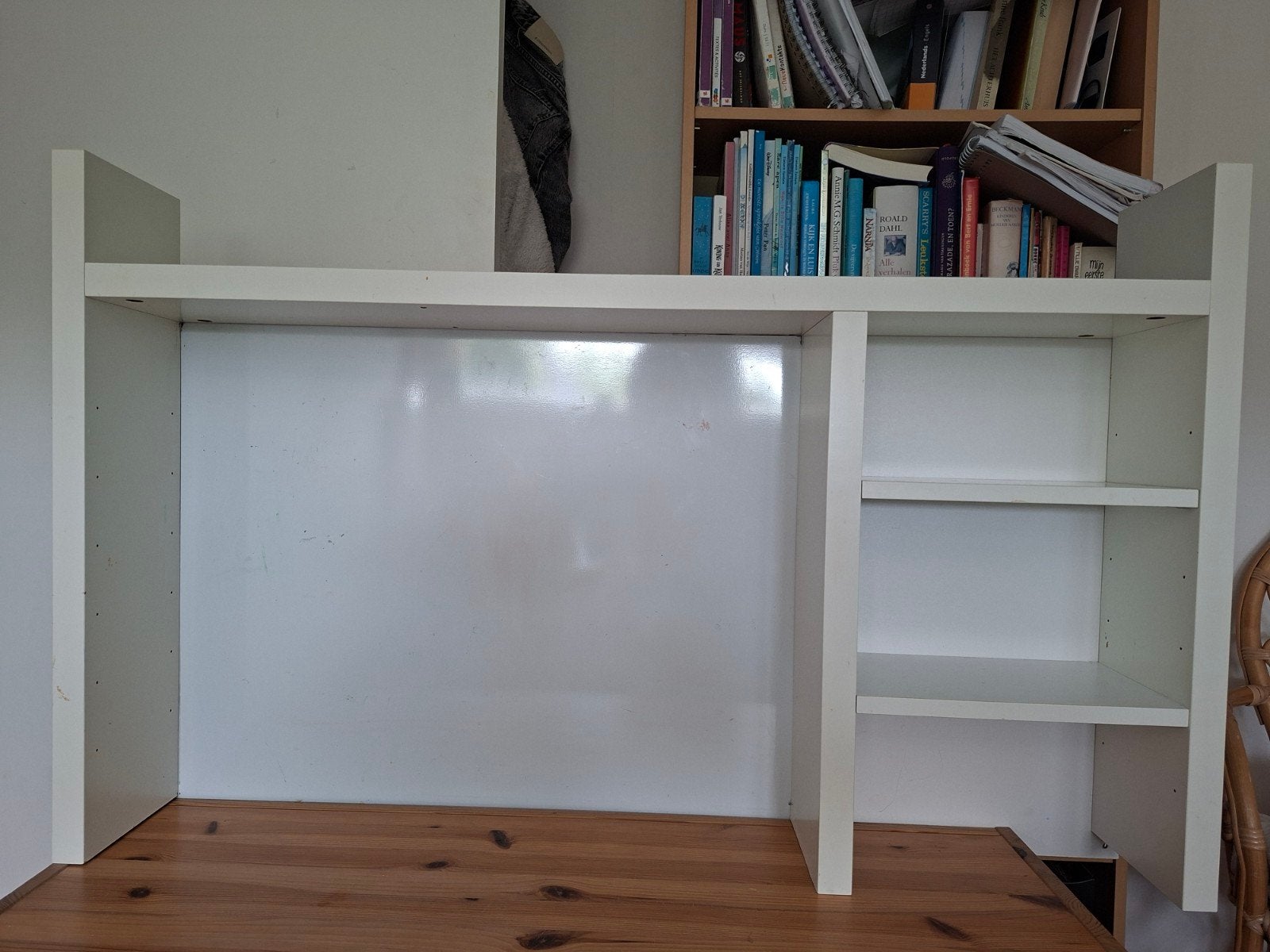 Opzetstuk bureau Micke 105x65 cm, wit, Ophalen, Gebruikt
