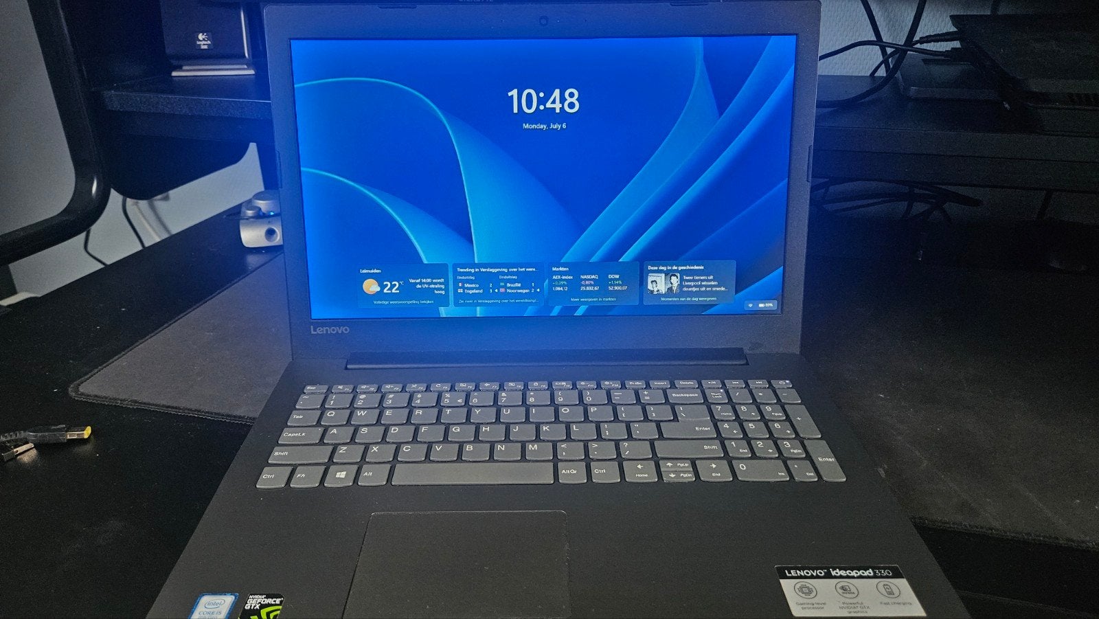 Lenovo ideapad 330-15ich gaming laptop, Gebruikt, Met videokaart, 2 tot 3 Ghz, 15 inch