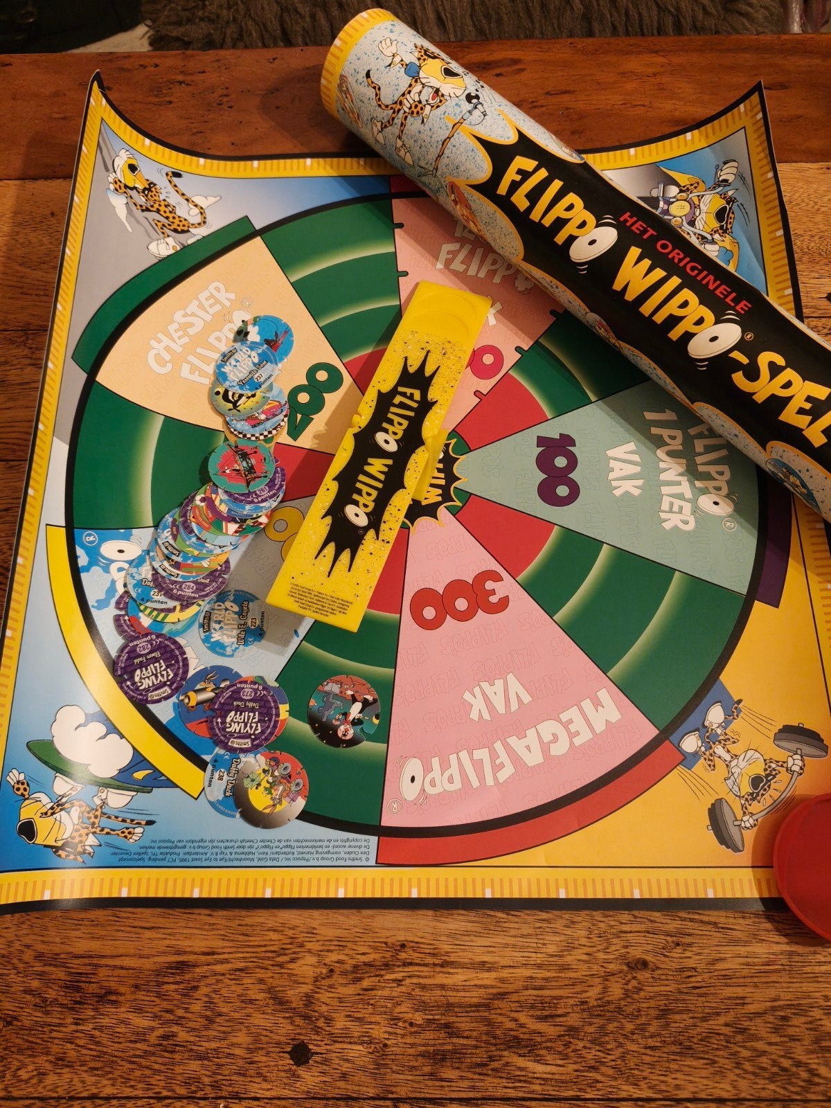 Flippo Wippo Spel met Flying Flippo's en Chester Cheetah, Ophalen of Verzenden, Chester Cheetos, Overige typen