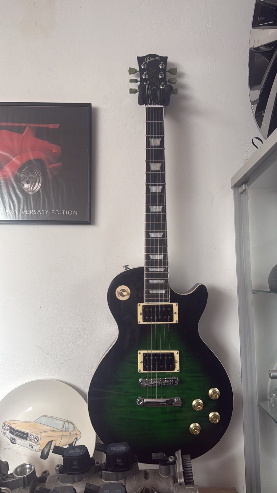 Les paul met gibson decals, Ophalen, Zo goed als nieuw, Solid body, Gibson