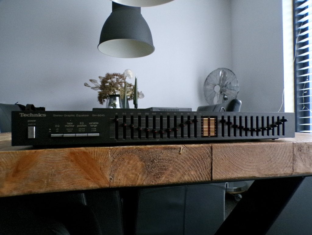 Mooie Technics 2 x 12 bands SH-8045 equalizer, Ophalen of Verzenden, Gebruikt, Audio