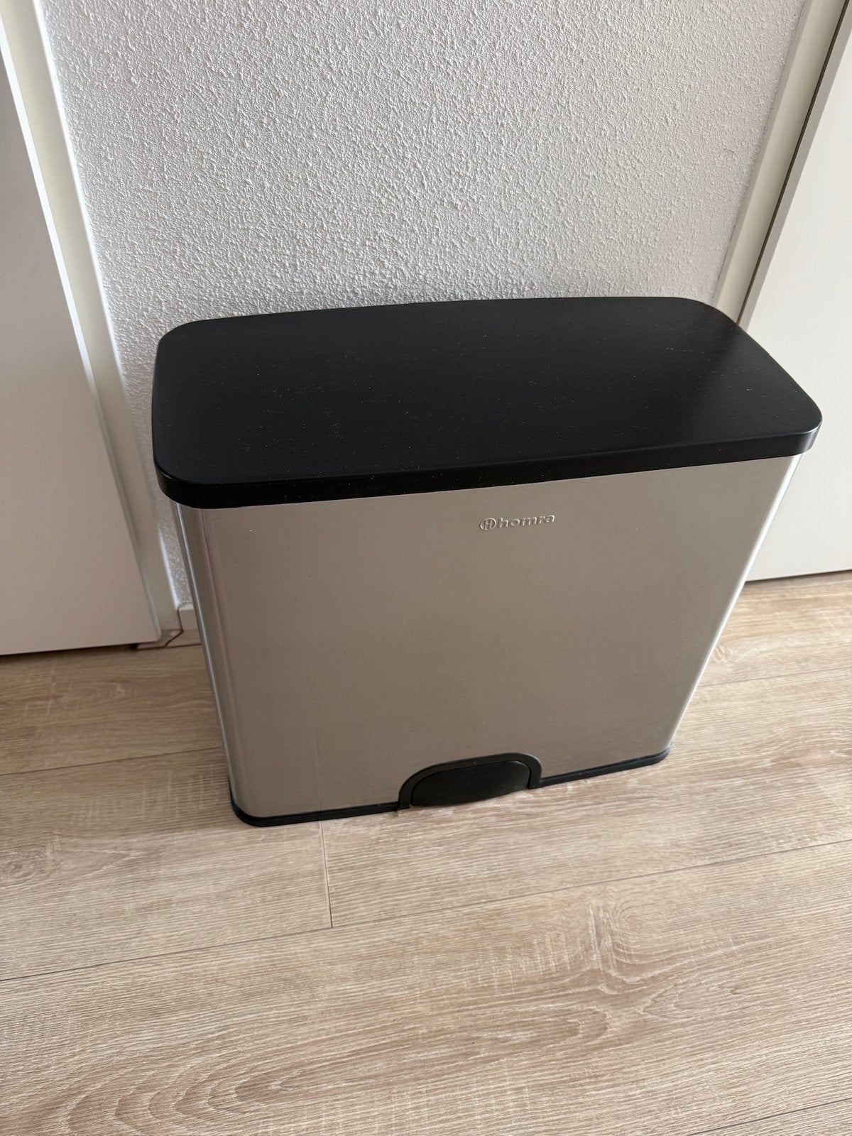 Homra prullenbak 3 vakken, Huis en Inrichting, 40 liter of meer, Ophalen, Zo goed als nieuw