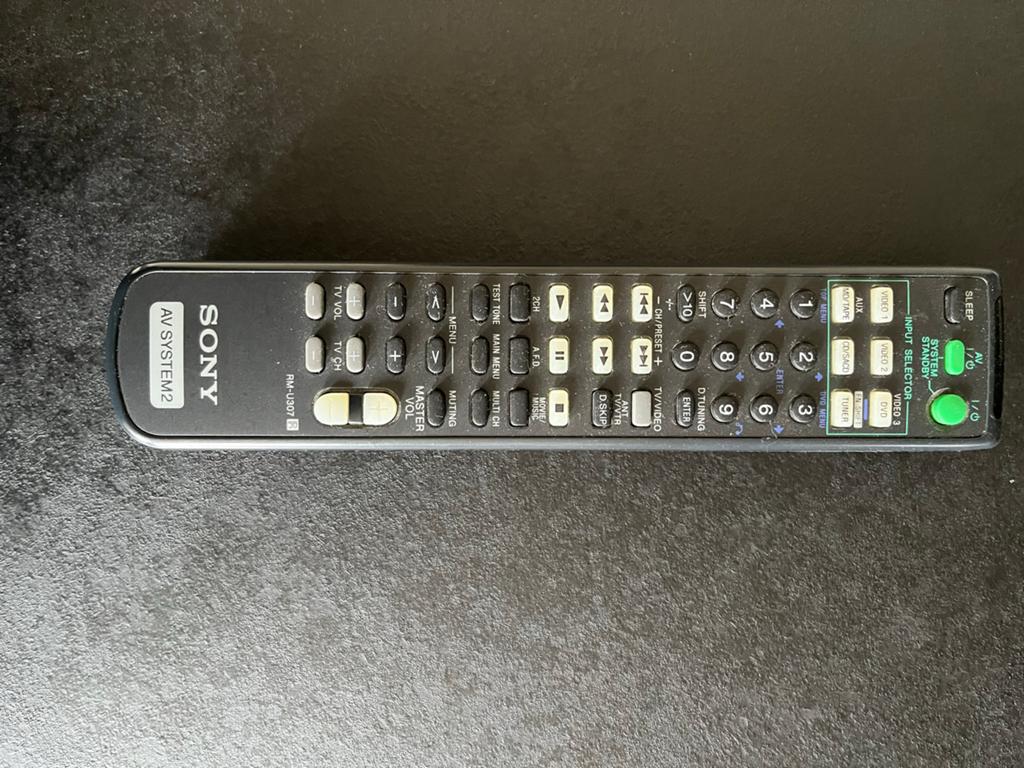 Sony RM-U307 Afstandsbediening voor AV System, Ophalen of Verzenden, Gebruikt, Origineel, Receiver of Versterker