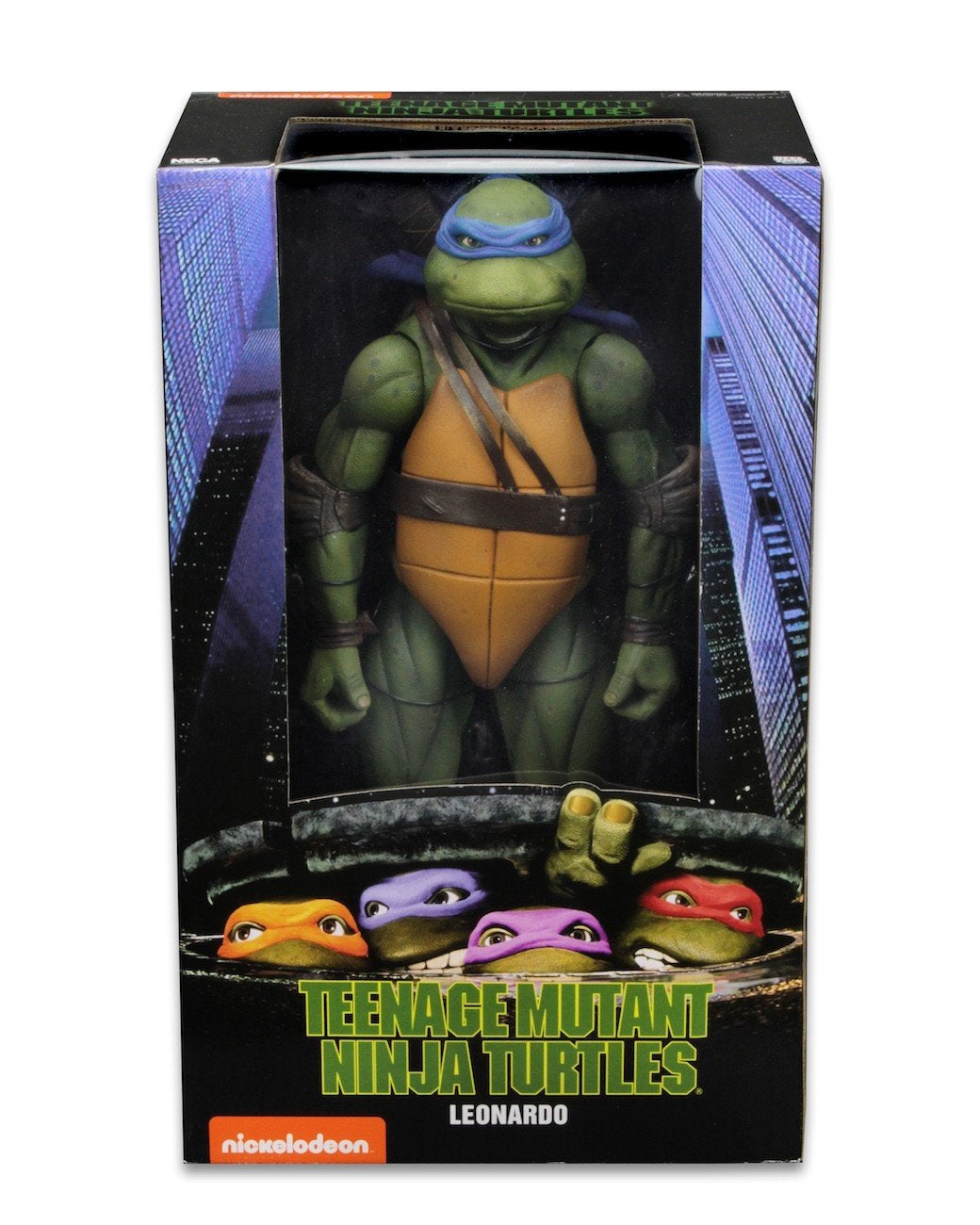 NECA TMNT 1990 Movie Leonardo 1/4 Schaal Figuur NIB Zeldzaam, Verzamelen, Poppetjes en Figuurtjes, Zo goed als nieuw, Ophalen of Verzenden