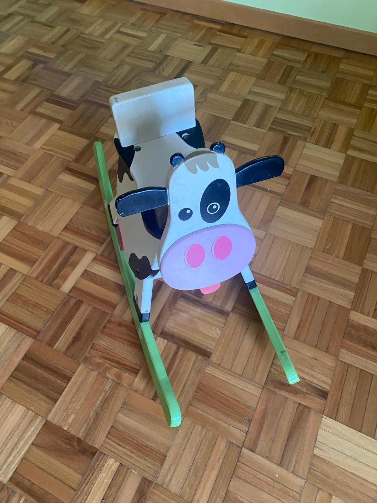 Boikido Houten Schommelkoe - Zo goed als nieuw, Ophalen, Zo goed als nieuw, Overige typen