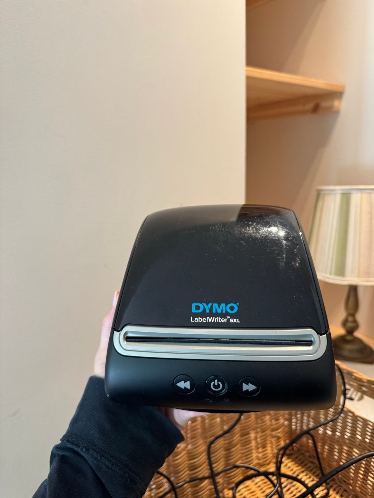 DYMO LabelWriter 5XL Labelprinter met oplader & +-450 label, Computers en Software, Labelprinters, Ophalen of Verzenden, Zo goed als nieuw