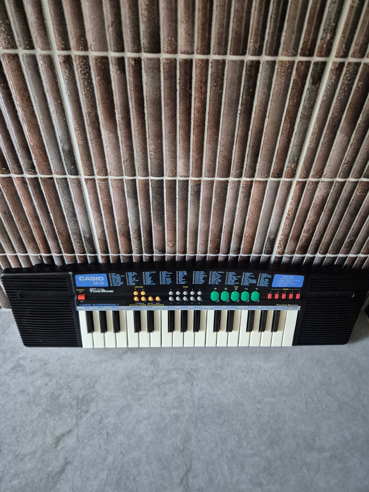Casio SA-21 Mini Toetsenbord - Vintage Synthesizer, Ophalen of Verzenden, Gebruikt, Overige aantallen, Casio