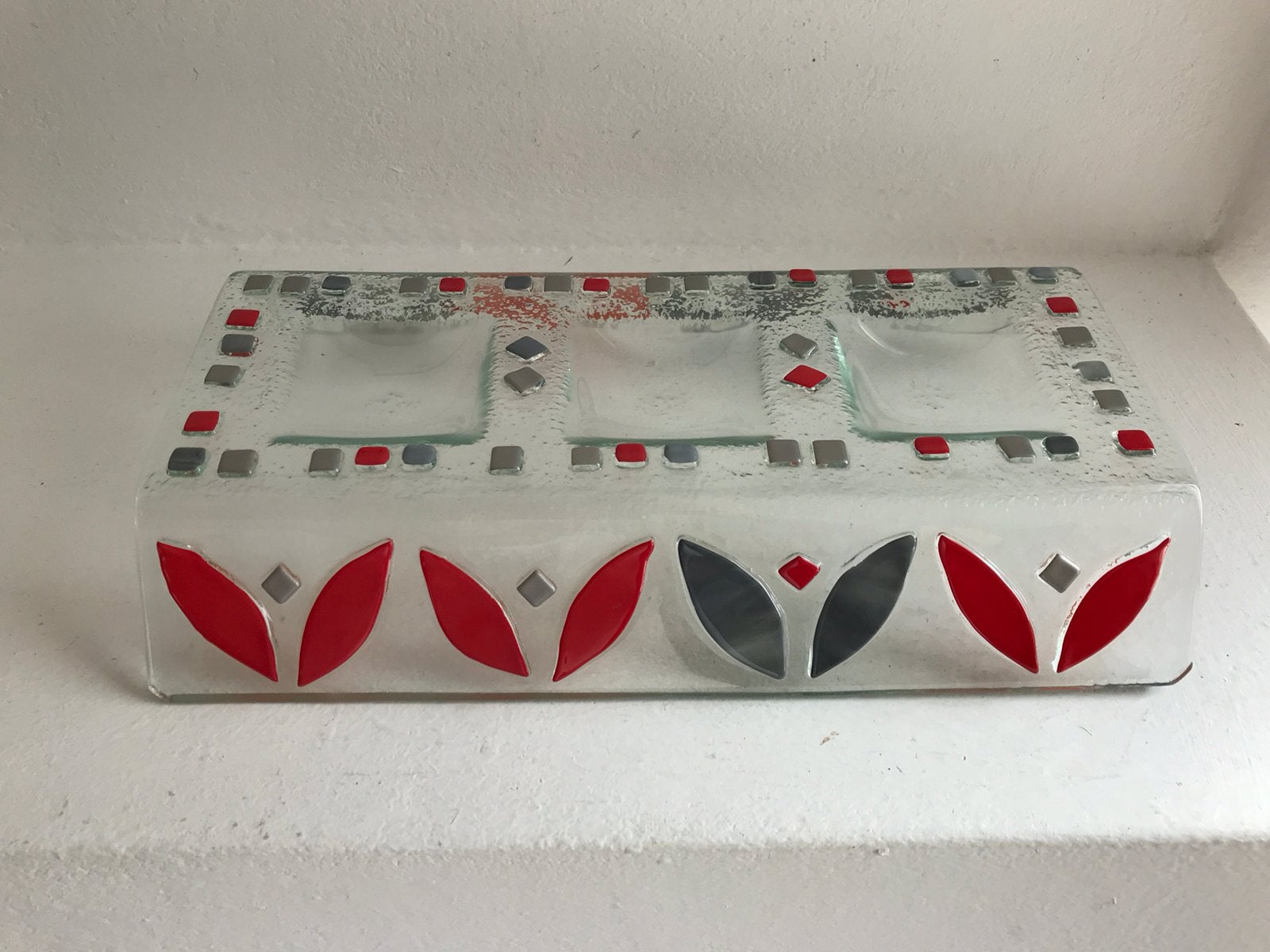 Schaal glas Walther Glas Vintage jaren 70, Ophalen of Verzenden, Huis en Inrichting