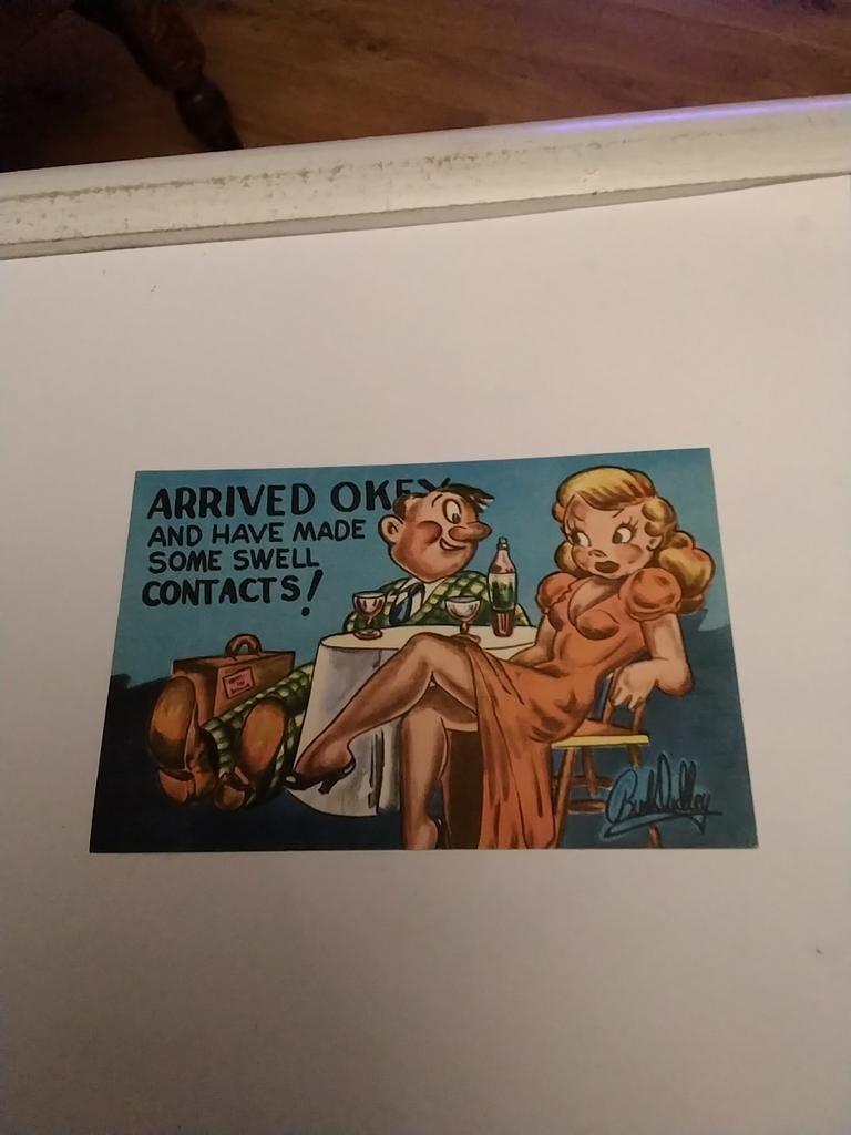 ARRIVED OKEY AND HAVE MADE SOME SWELL CONTACTS!, Ophalen of Verzenden, 1960 tot 1980, Overige thema's