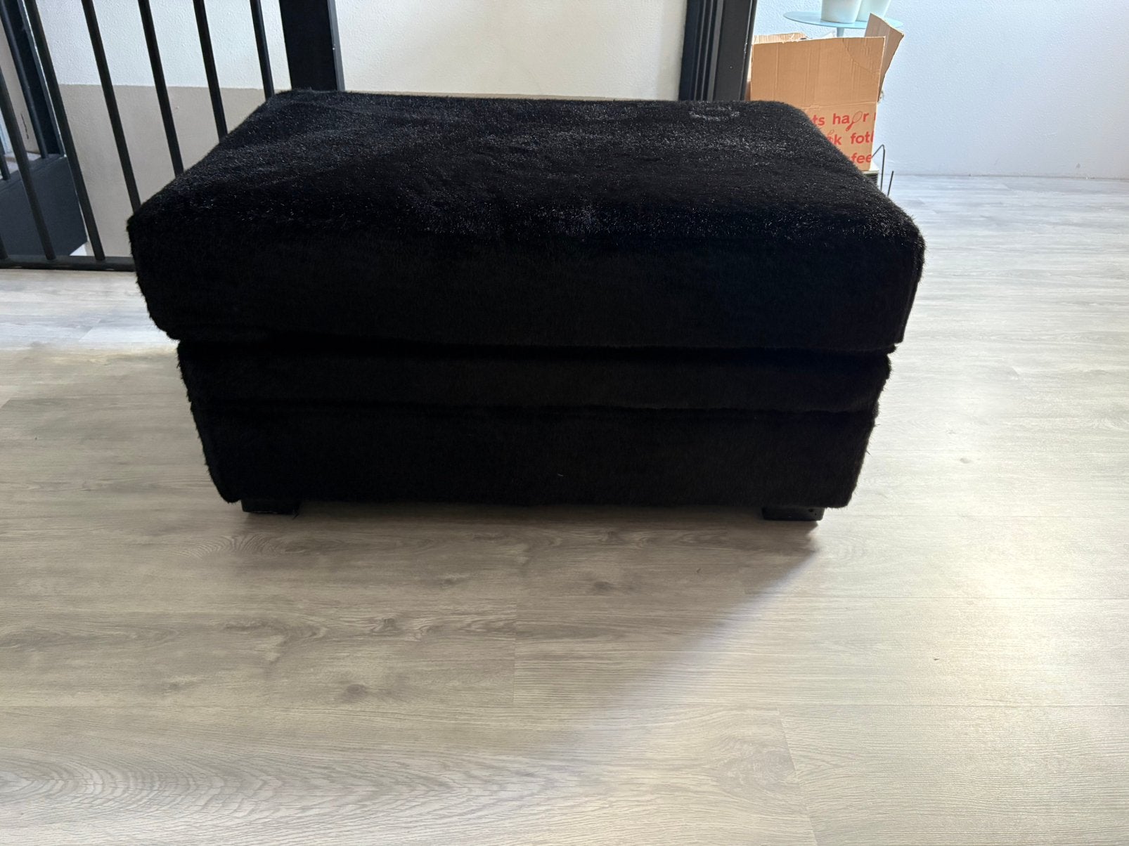 Mooie grote hocker, Ophalen, Zo goed als nieuw, Rechthoekig