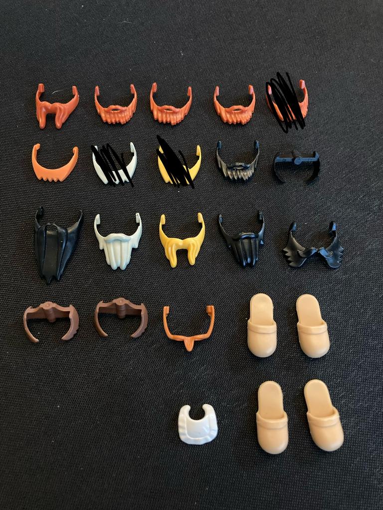 Playmobil baarden, klompen., Ophalen of Verzenden, Zo goed als nieuw