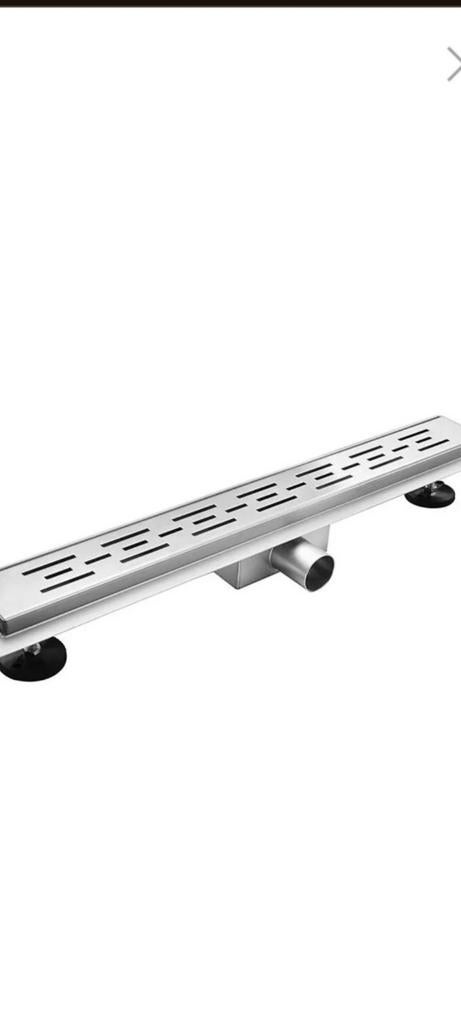 Mueller Duodrain douchegoot 100x7cm RVS met afdichtingsset, Ophalen of Verzenden, Nieuw, Rvs, Douche