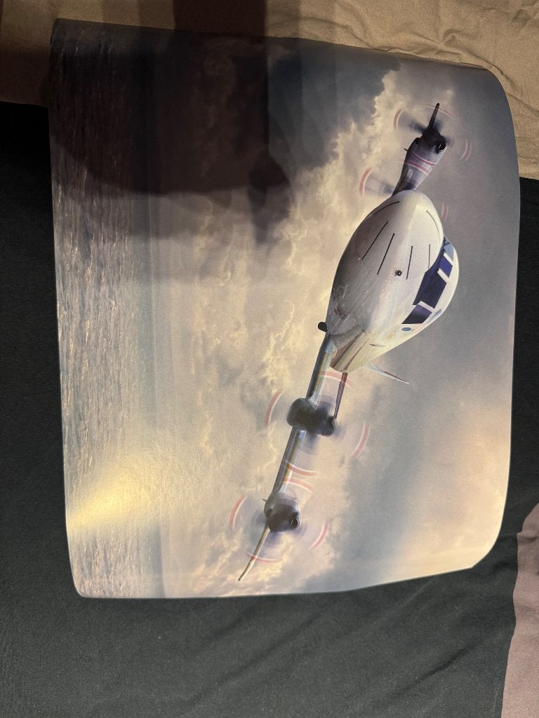 Luchtvaart posters, Ophalen, Gebruikt, Kaart, Foto of Prent